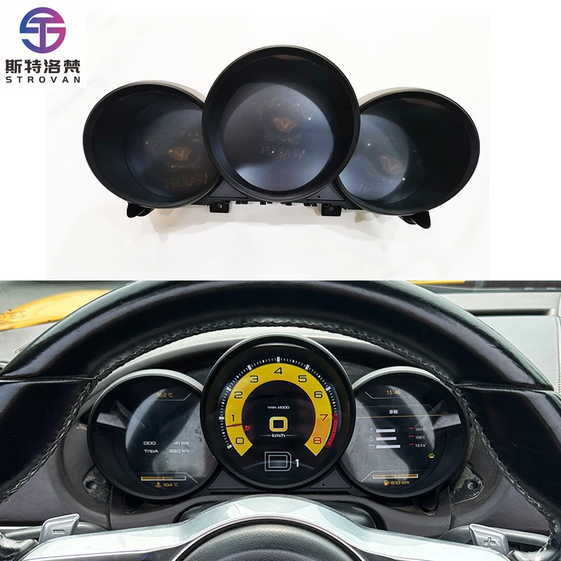 STLF CLRAK Automotive LCD Speedometer Instrument Panel Upgrade Parts for 987 2005-2012
STLF CLRAK Automotive LCD Speedometer Instrument Panel Upgrade Parts for 987 2005-2012