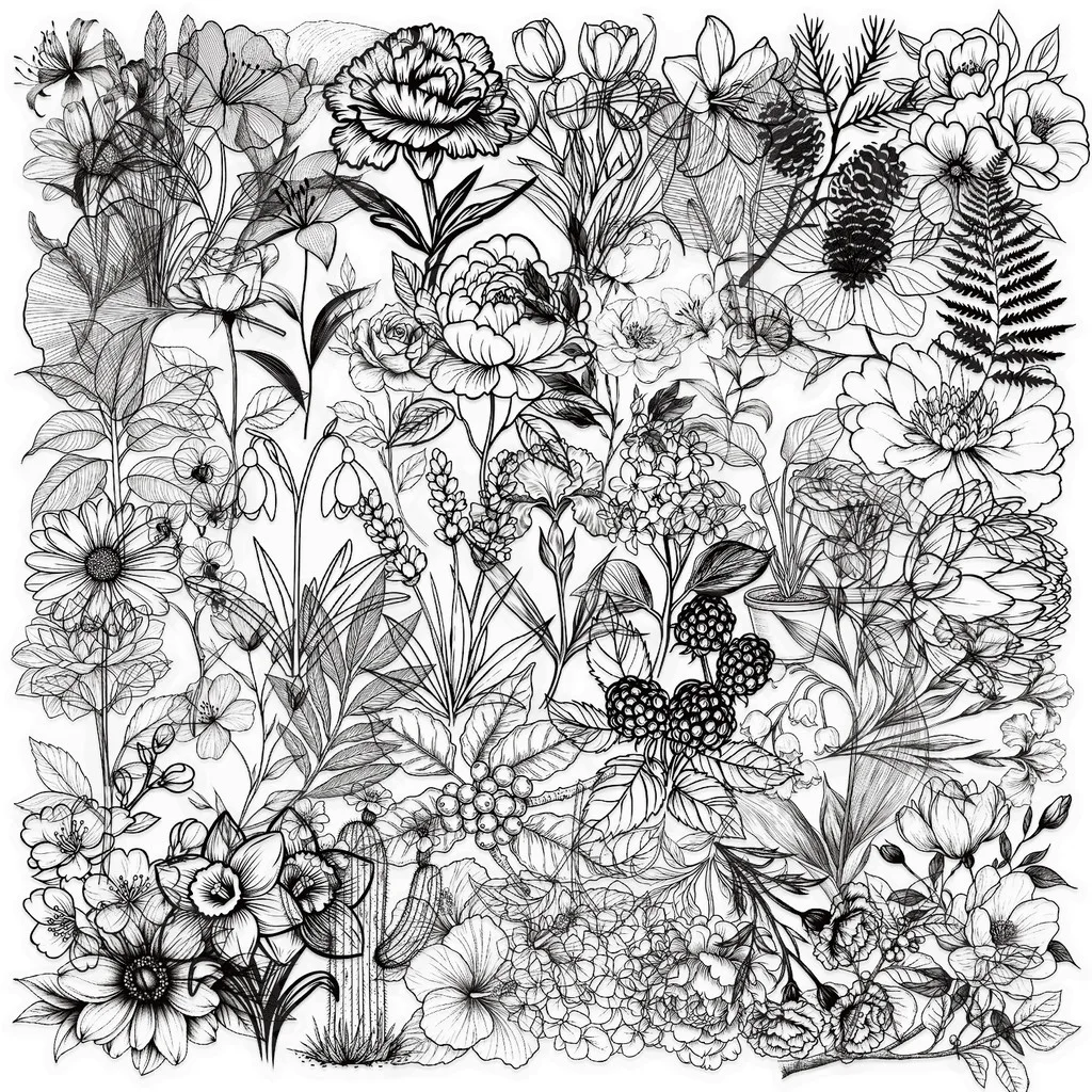 100Pcs Monochrome Cartoon Plant Stickers - Transparent PET Decals for Phones, Water Bottles, Luggage LanLanStic xt1200-LJX
100Pcs Monochrome Cartoon Plant Stickers - Transparent PET Decals for Phones, Water Bottles, Luggage LanLanStic xt1200-LJX