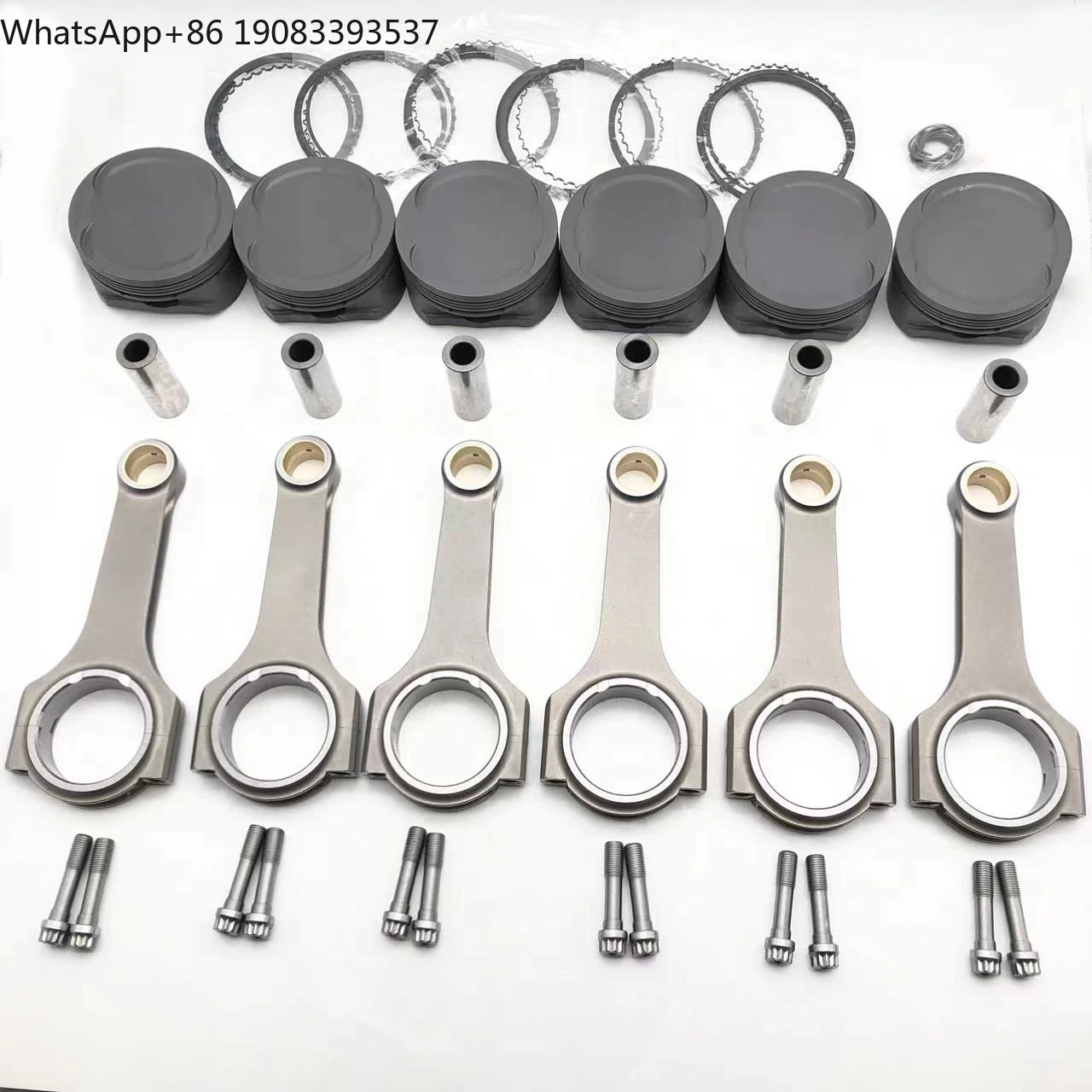 M104 Forged Piston and H-beam Forged Connecting Rods Kit for Mercedes Benz M104 3.2L 90.05mm 143mm
M104 Forged Piston and H-beam Forged Connecting Rods Kit for Mercedes Benz M104 3.2L 90.05mm 143mm