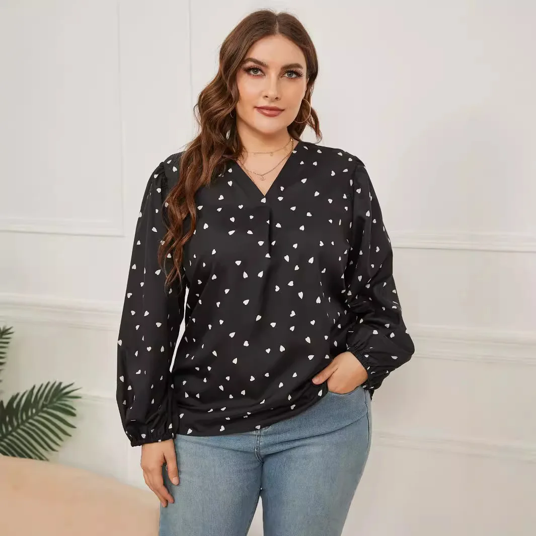 plus Size Women's Long Sve irt Autumn Winter New Sle Independent Station Printed Cusizable Faion Cusization
plus Size Women's Long Sve irt Autumn Winter New Sle Independent Station Printed Cusizable Faion Cusization