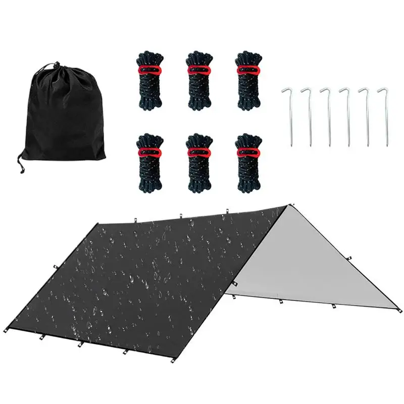 Tarp For Camping Outdoor Shelter Cover Weatherproof Lightweight Tent Tarp For Backpacking Survival Picnic Climbing Travel
Tarp For Camping Outdoor Shelter Cover Weatherproof Lightweight Tent Tarp For Backpacking Survival Picnic Climbing Travel