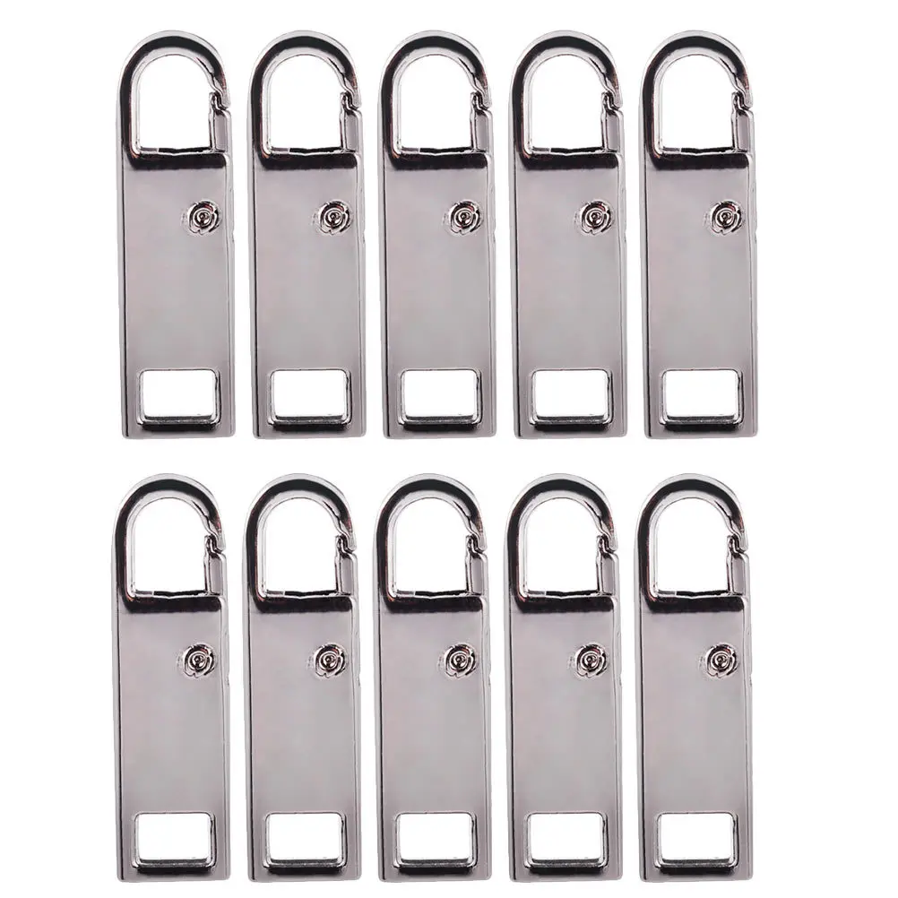 10 pcs Zipper Pullers Zinc Alloy Detachable For Bag Coat Sportswear Diy Repair Tabs Luggage Tent Garment Accessories
10 pcs Zipper Pullers Zinc Alloy Detachable For Bag Coat Sportswear Diy Repair Tabs Luggage Tent Garment Accessories