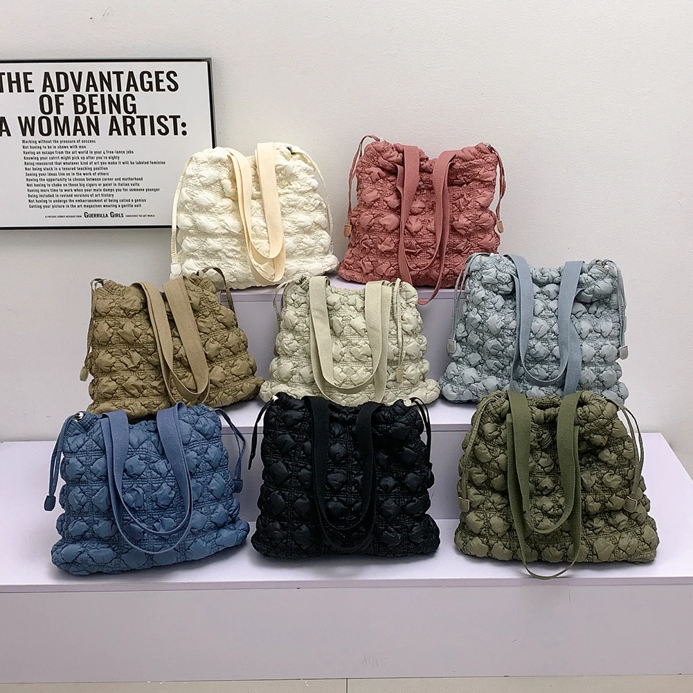 Women Puffer Tote Handbag Large Capacity Quilted Shoulder Bag Lightweight Top Handle Bag Commuting Bag
Women Puffer Tote Handbag Large Capacity Quilted Shoulder Bag Lightweight Top Handle Bag Commuting Bag