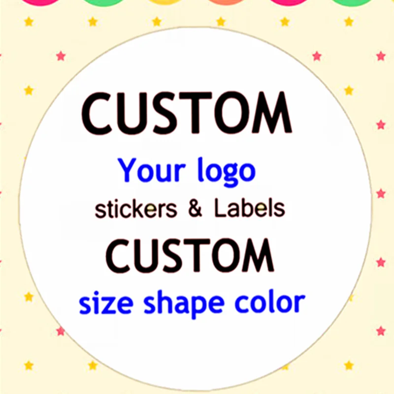 500PCS Custom Logo Transparent Stickers for Clothing Box Design Stickers Personalize Stickers Custom Color Size Shape
500PCS Custom Logo Transparent Stickers for Clothing Box Design Stickers Personalize Stickers Custom Color Size Shape