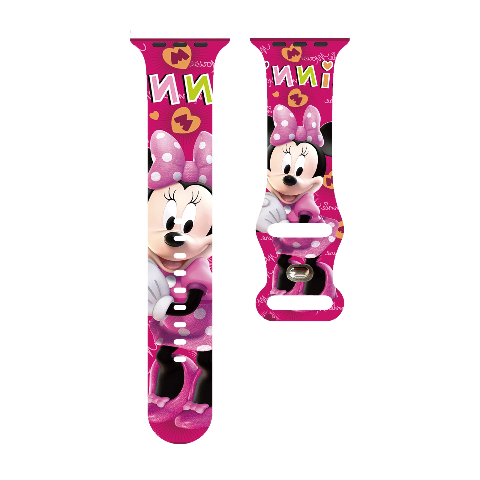 Disney Playful Minnie Mouse Print Strap Band for Apple Watch Series 11/10/9/8/7/SE, Soft Waterproof Silicone Band 45mm 44mm 42mm
Disney Playful Minnie Mouse Print Strap Band for Apple Watch Series 11/10/9/8/7/SE, Soft Waterproof Silicone Band 45mm 44mm 42mm