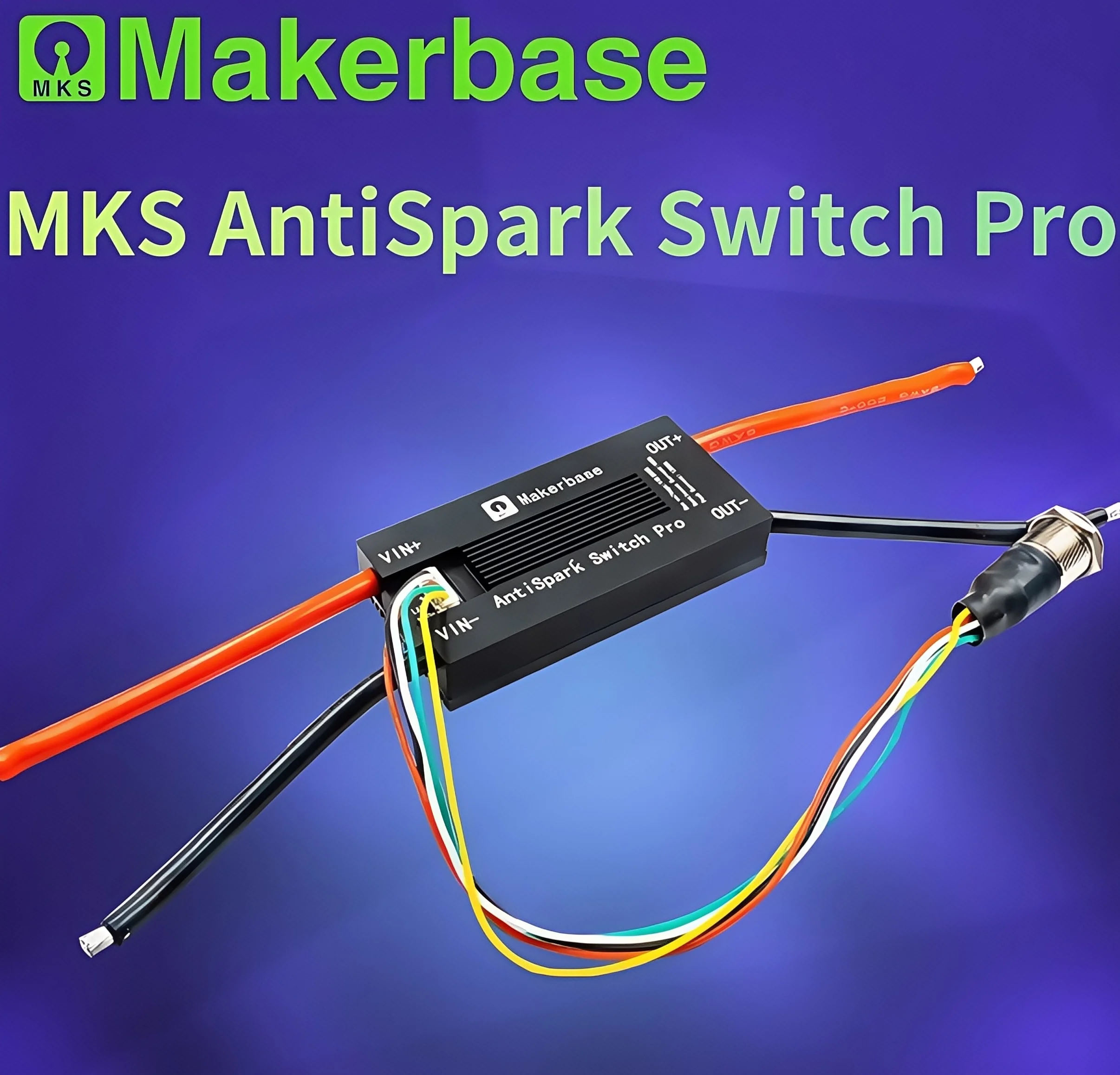Makerbase MKS AntiSpark Switch Pro Aluminum PCB Anti-Spark Switch High Voltage and Current Compatible with VESC
Makerbase MKS AntiSpark Switch Pro Aluminum PCB Anti-Spark Switch High Voltage and Current Compatible with VESC
