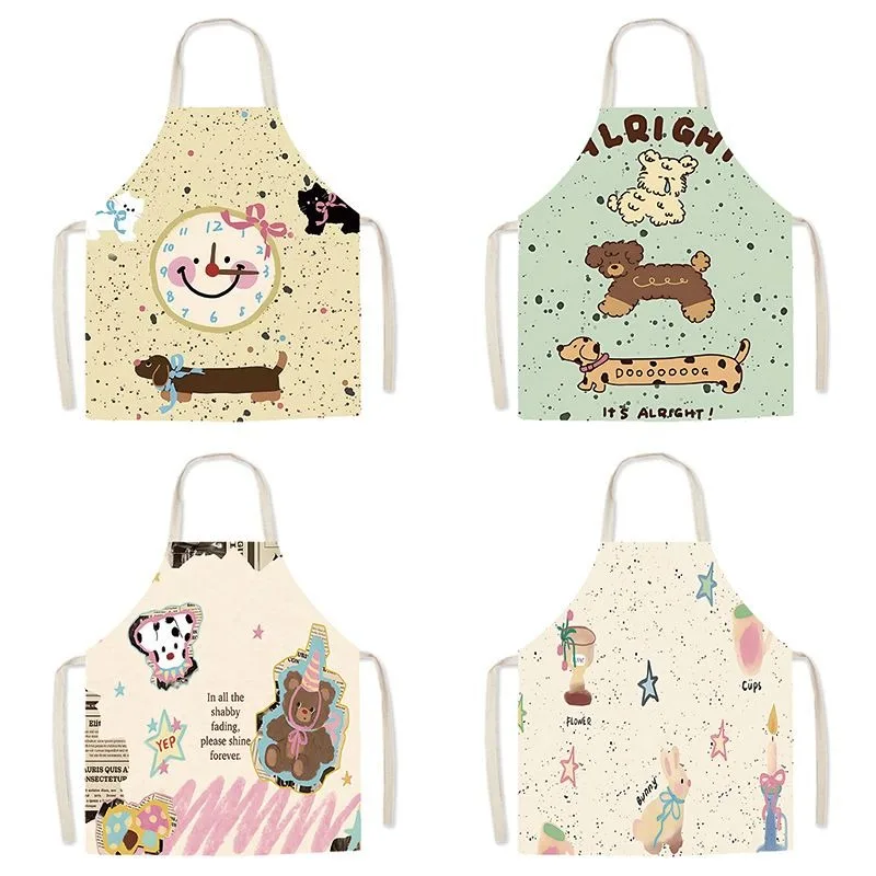 Cartoon small fresh dog fabric apronLinen apron for painting, anti-fouling and anti-dirty overalls, kitchen hot pot bibs
Cartoon small fresh dog fabric apronLinen apron for painting, anti-fouling and anti-dirty overalls, kitchen hot pot bibs