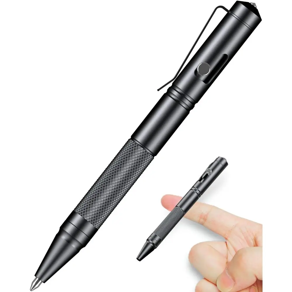Compact Tactical Pen - 4.3 Lightweight 6061-T6 Alloy with Glass Breaker, Ideal for Outdoor EDC and Daily Writing
Compact Tactical Pen - 4.3 Lightweight 6061-T6 Alloy with Glass Breaker, Ideal for Outdoor EDC and Daily Writing