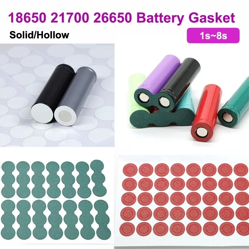 1~8S 18650 21700 26650 Battery Insulation Gasket Pack Cell White Green Red Electrode Insulated Pads Adhesive Barley Paper
1~8S 18650 21700 26650 Battery Insulation Gasket Pack Cell White Green Red Electrode Insulated Pads Adhesive Barley Paper