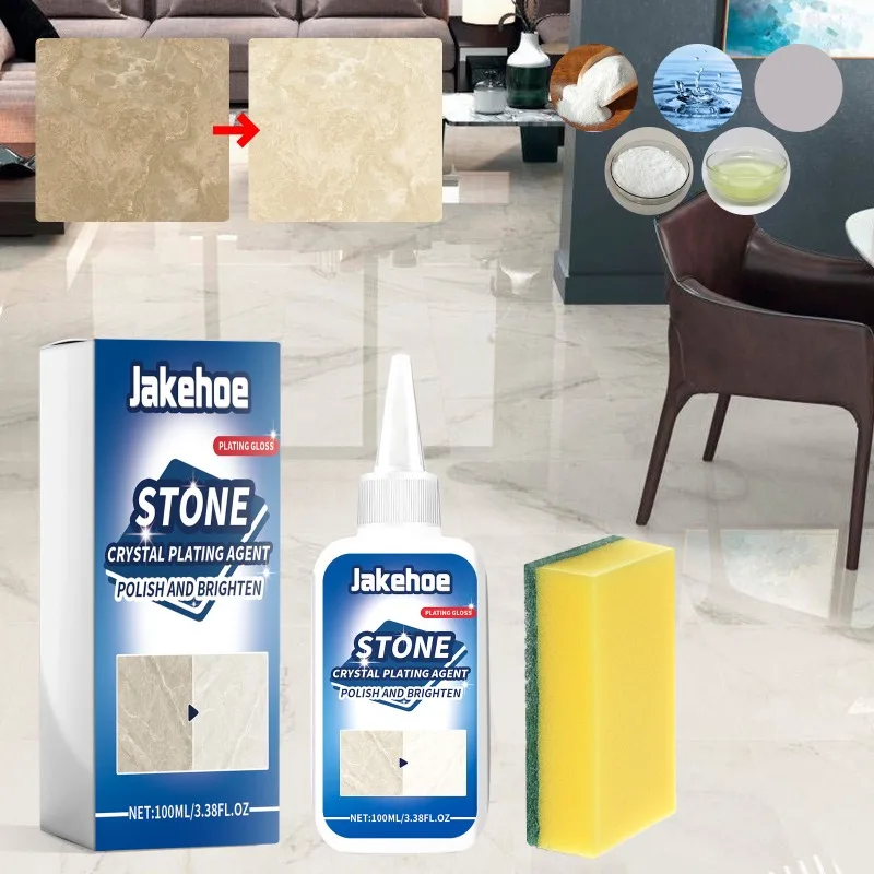 Stone Crystal Plating Agent Kitchen Tiles Marble Surface Rejuvenation Repair Brightening Maintenance and Cleaning Agent
Stone Crystal Plating Agent Kitchen Tiles Marble Surface Rejuvenation Repair Brightening Maintenance and Cleaning Agent