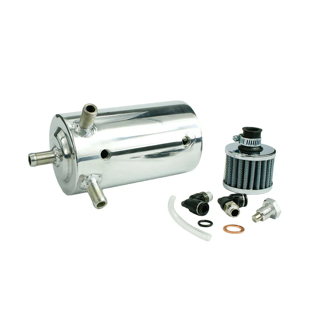 Universal Breather Tank&Oil Catch Can Tank with Breather Filter Car Racing Engine Oil Catch Can Reservoir Breather
Universal Breather Tank&Oil Catch Can Tank with Breather Filter Car Racing Engine Oil Catch Can Reservoir Breather