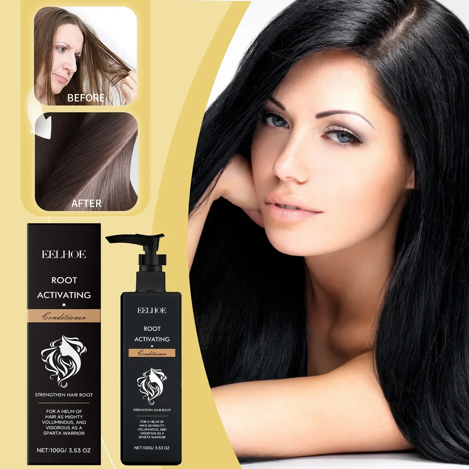 Nutrition hair conditioner Moisturizes dry and frizzy smooth care shiny hair care
Nutrition hair conditioner Moisturizes dry and frizzy smooth care shiny hair care