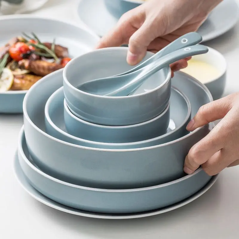 Nordic INS Internet celebrity household bowl soup bowl Japanese creative plate tableware
Nordic INS Internet celebrity household bowl soup bowl Japanese creative plate tableware