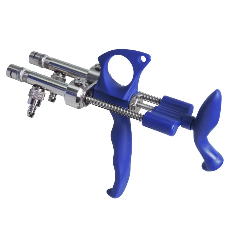 0.1-0.5cc Chicken Veterinary Injection Pisol Automatic Double Veterinary Syringe Continuous
0.1-0.5cc Chicken Veterinary Injection Pisol Automatic Double Veterinary Syringe Continuous