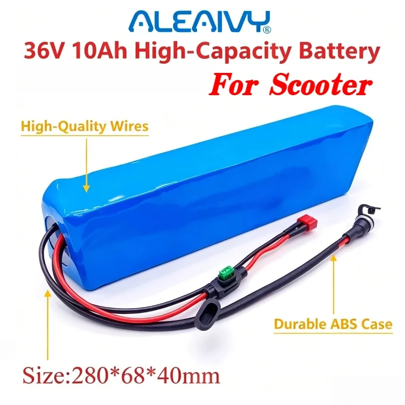 10S3 36V 10Ah Lithium Battery Pack Built-in 30A Safe BMS Board with 42V 2A Charger for250W-600W Scooter Daily Commuting Travel
10S3 36V 10Ah Lithium Battery Pack Built-in 30A Safe BMS Board with 42V 2A Charger for250W-600W Scooter Daily Commuting Travel