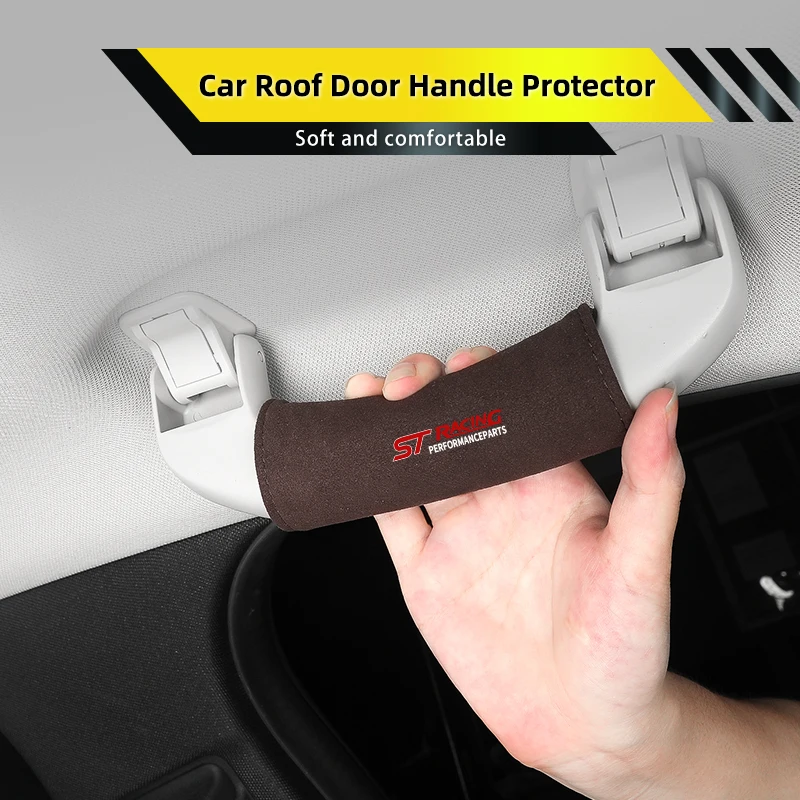Car Roof Handle Protective Cover Suede Protection Pad Auto Interior For Ford ST Line Racing RS S Kuga Fiesta Fusion Mondeo Edge
Car Roof Handle Protective Cover Suede Protection Pad Auto Interior For Ford ST Line Racing RS S Kuga Fiesta Fusion Mondeo Edge