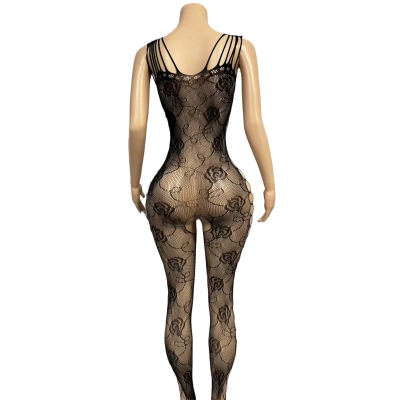 Crotchless Bodysuits Sexy Lingerie Women Fishnet Hollow Open Bra Underwear Apparel Black Bodysuit & Lace Stockings
Crotchless Bodysuits Sexy Lingerie Women Fishnet Hollow Open Bra Underwear Apparel Black Bodysuit & Lace Stockings