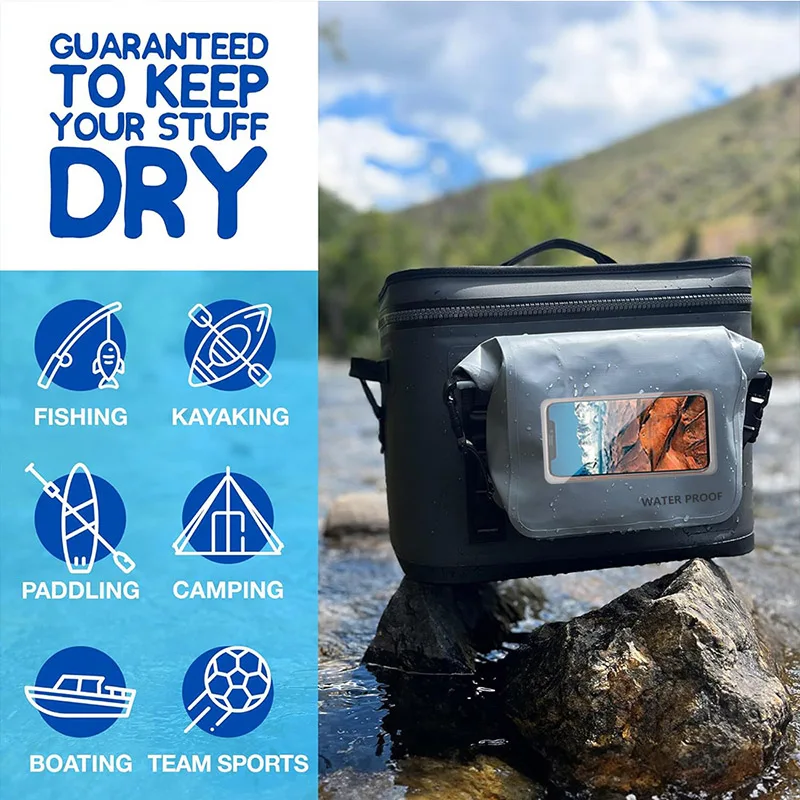 Водонепроницаемая сухая сумка из ПВХ объемом 3 л, уличная сумка через плечо для плавания, лодочного спорта, каякинга, кемпинга, пляжа, плавающие сумки для хранения
Водонепроницаемая сухая сумка из ПВХ объемом 3 л, уличная сумка через плечо для плавания, лодочного спорта, каякинга, кемпинга, пляжа, плавающие сумки для хранения