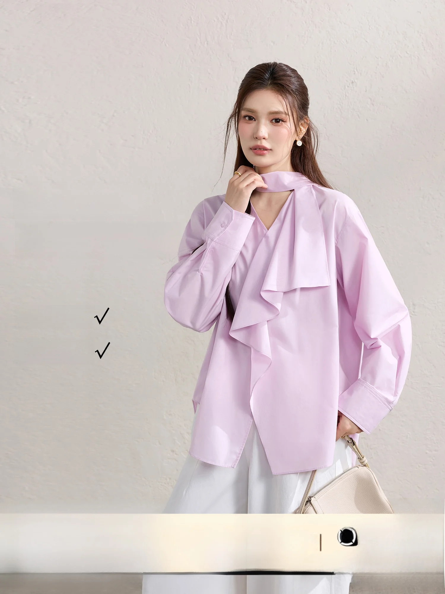 Elegant Oversized Women's Shirt Asos Design Spring New Asymmetrical Hem Long Sleeve V-neck Blue Language Polyester Fiber
Elegant Oversized Women's Shirt Asos Design Spring New Asymmetrical Hem Long Sleeve V-neck Blue Language Polyester Fiber