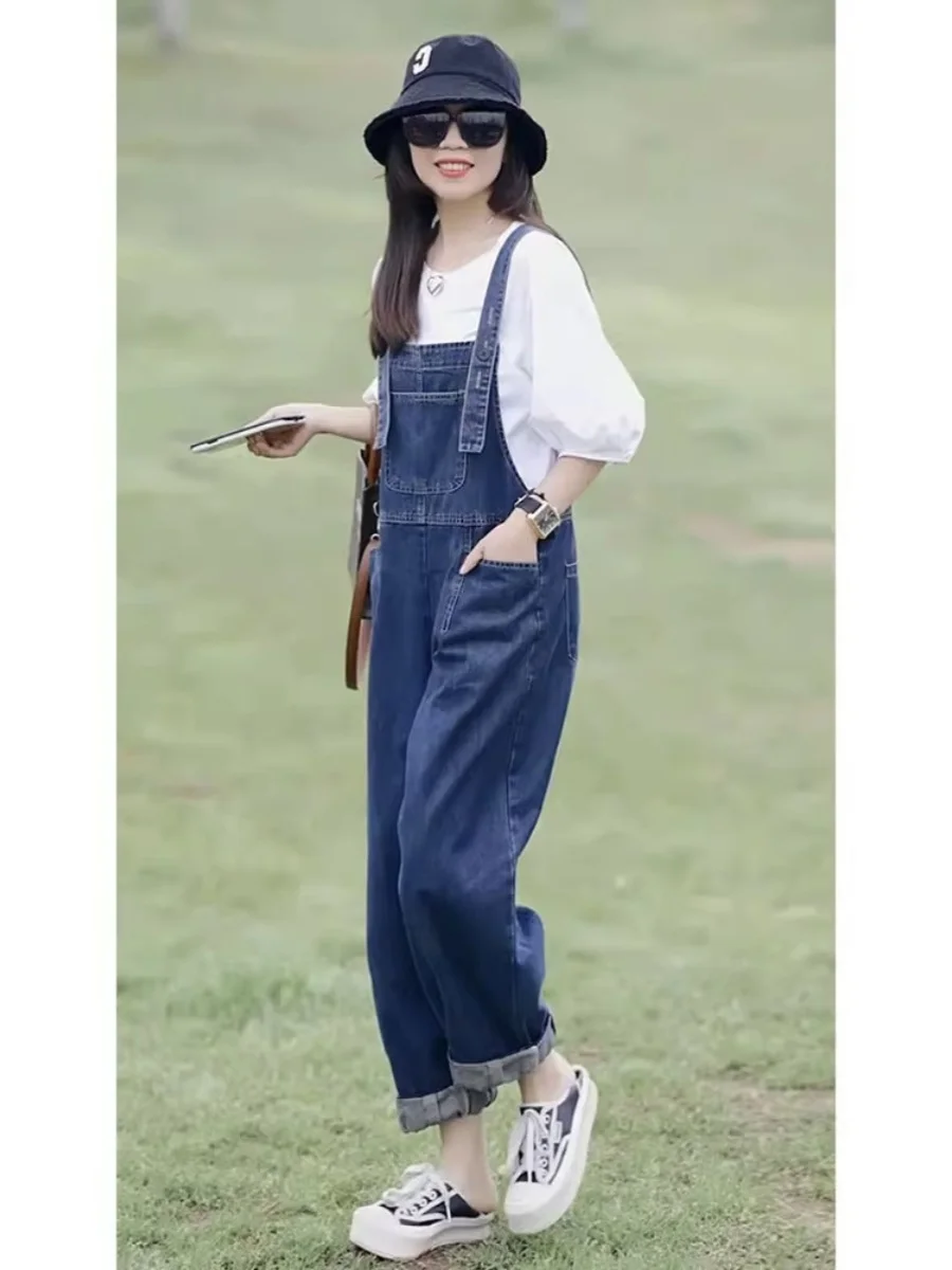 Ретро джинсовый комбинезон женский, весна 2026, новинка, маленький размер, с высокой талией, свободный крой, прямые штанины, длина в пол, цельный комбинезон
Ретро джинсовый комбинезон женский, весна 2026, новинка, маленький размер, с высокой талией, свободный крой, прямые штанины, длина в пол, цельный комбинезон