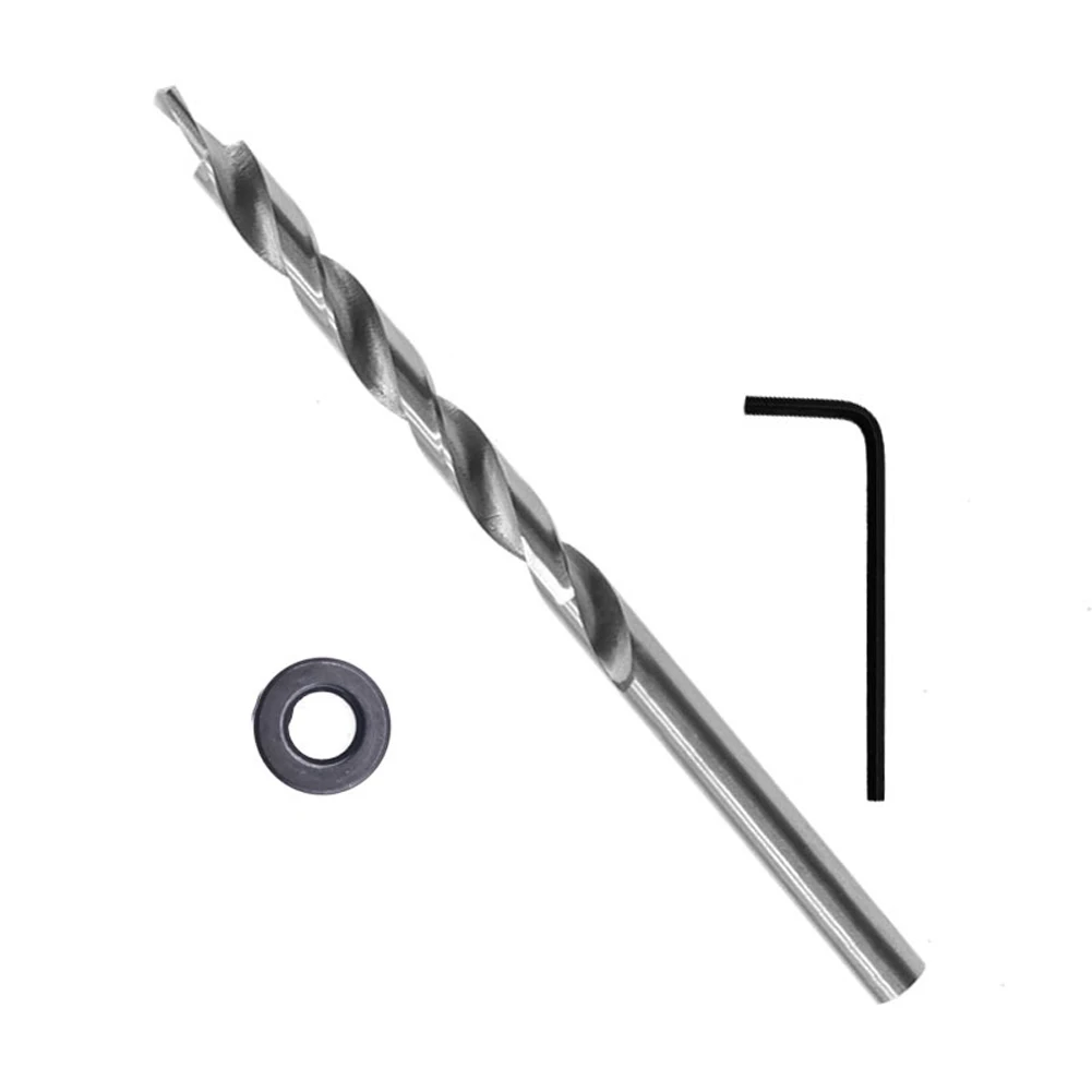 1Set 9mm Round/Hex Shank Pocket Hole Step Drill Bit Hole Drill Guide 6.35mm Hex Shank HSS Power Tool Accessories
1Set 9mm Round/Hex Shank Pocket Hole Step Drill Bit Hole Drill Guide 6.35mm Hex Shank HSS Power Tool Accessories