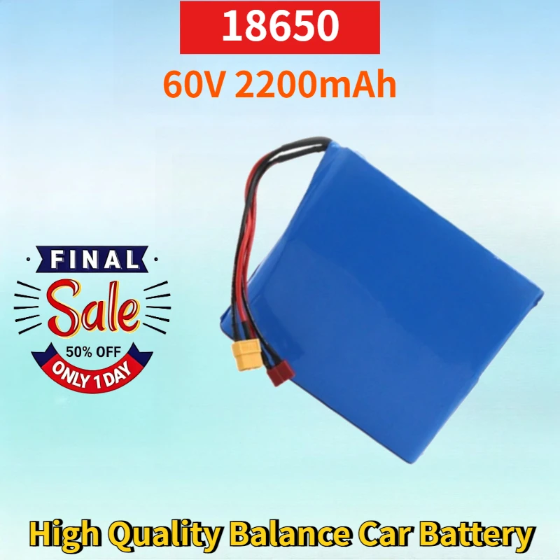 18650 60V 2.2Ah Rechargeable Lithium-ion Battery Pack for Electric Unicycle Somatosensory Car High Quality Balance Car Battery
18650 60V 2.2Ah Rechargeable Lithium-ion Battery Pack for Electric Unicycle Somatosensory Car High Quality Balance Car Battery