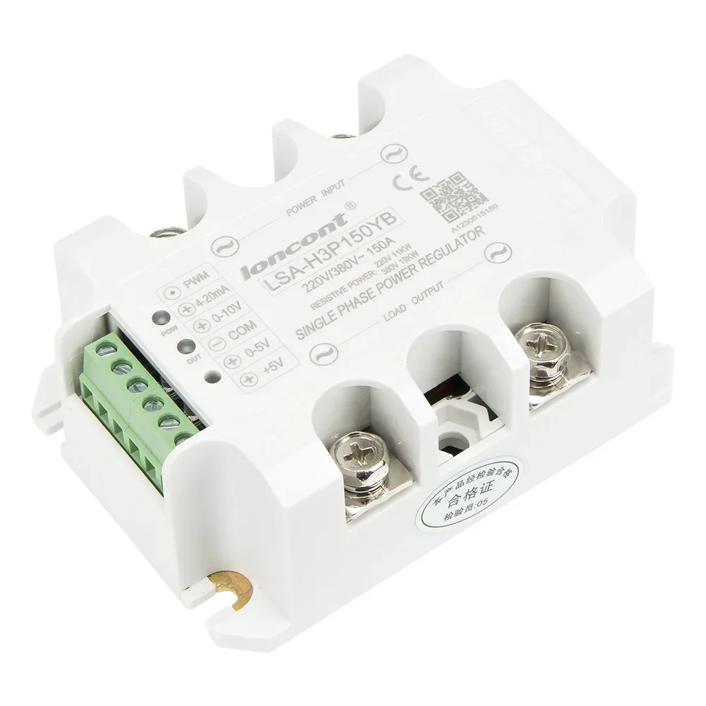 LSA-H3P150YB однофазный AC 150A 220 В/380 В твердотельный регулятор напряжения/модуль регулятора мощности
LSA-H3P150YB однофазный AC 150A 220 В/380 В твердотельный регулятор напряжения/модуль регулятора мощности