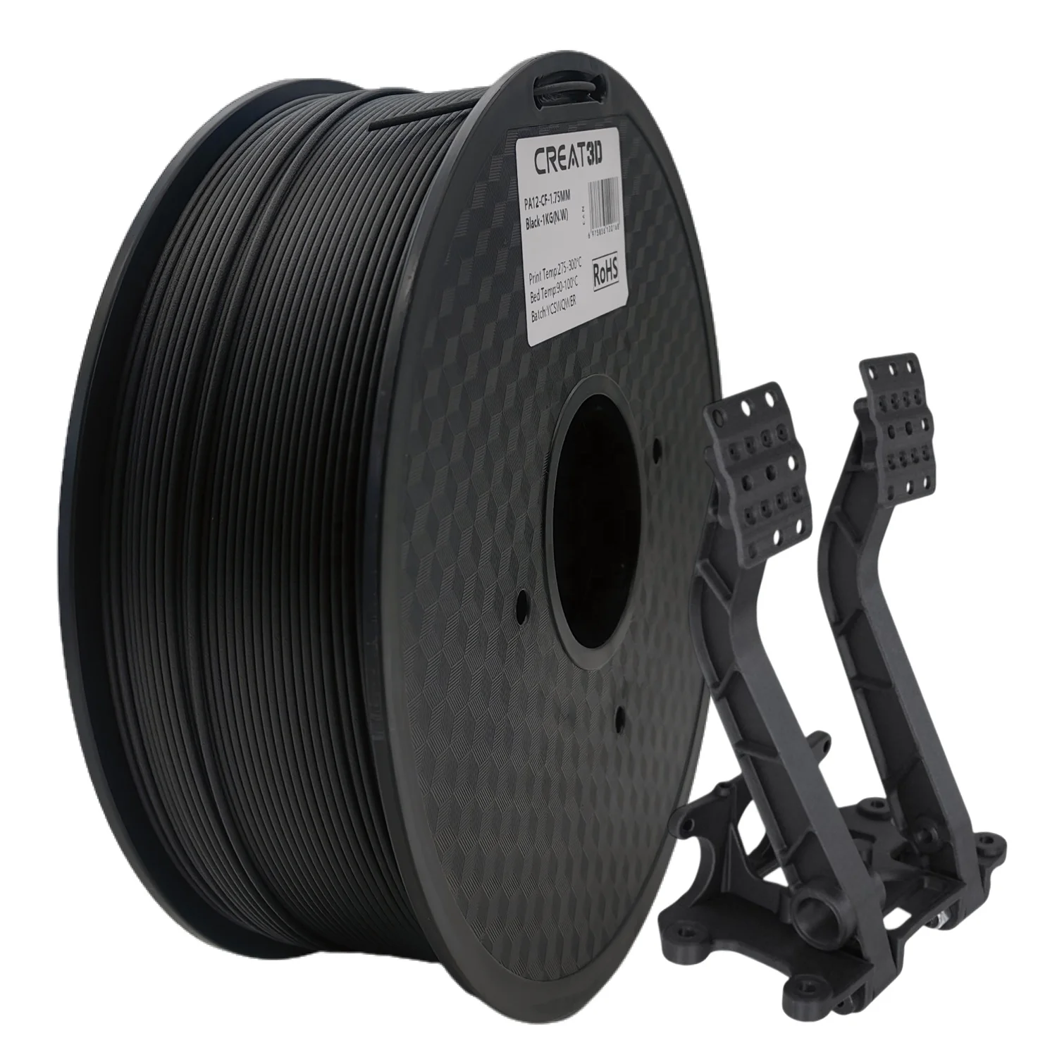 Creat3D PA12-CF 3D Printer Filament High Strength 1.75mm1kg/roll Nylon12 Carbon Fiber 3D Filament
Creat3D PA12-CF 3D Printer Filament High Strength 1.75mm1kg/roll Nylon12 Carbon Fiber 3D Filament