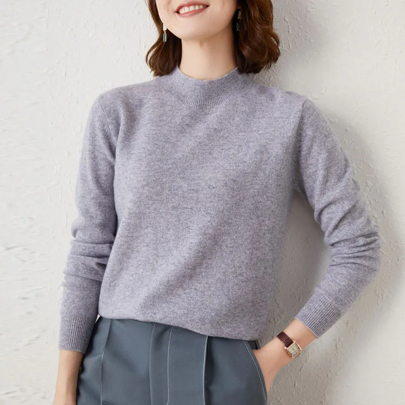 Sweaters Knitted Sweater Women Pullovers New White Black Long Sleeve Knit Sweater Pullover Women Tops Mock Neck Knitwears Q1073
Sweaters Knitted Sweater Women Pullovers New White Black Long Sleeve Knit Sweater Pullover Women Tops Mock Neck Knitwears Q1073
