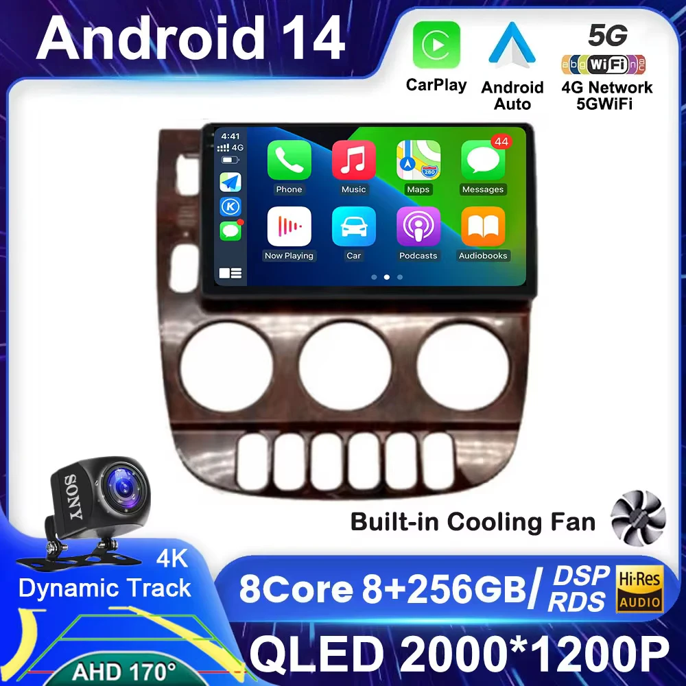 Android 14 For Mercedes Benz M-Class W163 ML 1997 - 2005 Navigation GPS Carplay Car Radio Video Multimedia Player IPS 360 Camera
Android 14 For Mercedes Benz M-Class W163 ML 1997 - 2005 Navigation GPS Carplay Car Radio Video Multimedia Player IPS 360 Camera