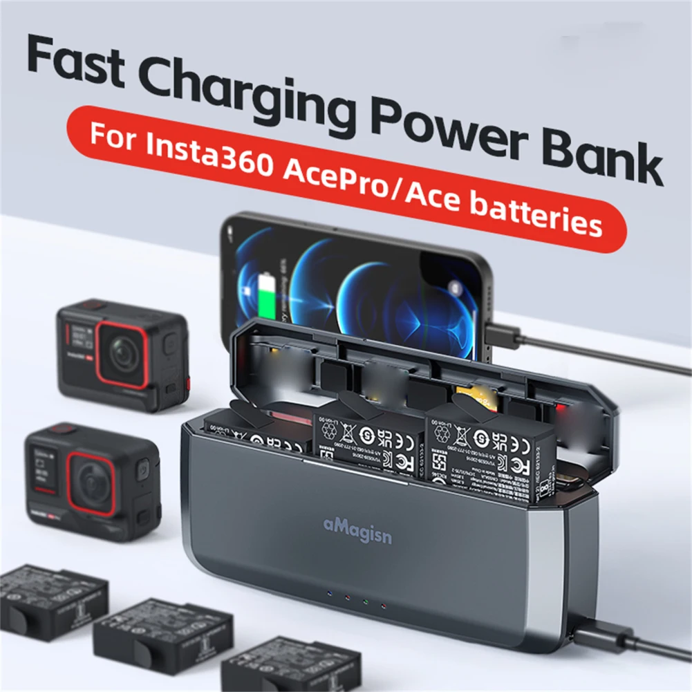 Portable Battery Charger Storage Station For Camera 3CH 4 TF Card Slots 7710mAh Fast Charging Hub With 4 Lighting Modes
Portable Battery Charger Storage Station For Camera 3CH 4 TF Card Slots 7710mAh Fast Charging Hub With 4 Lighting Modes