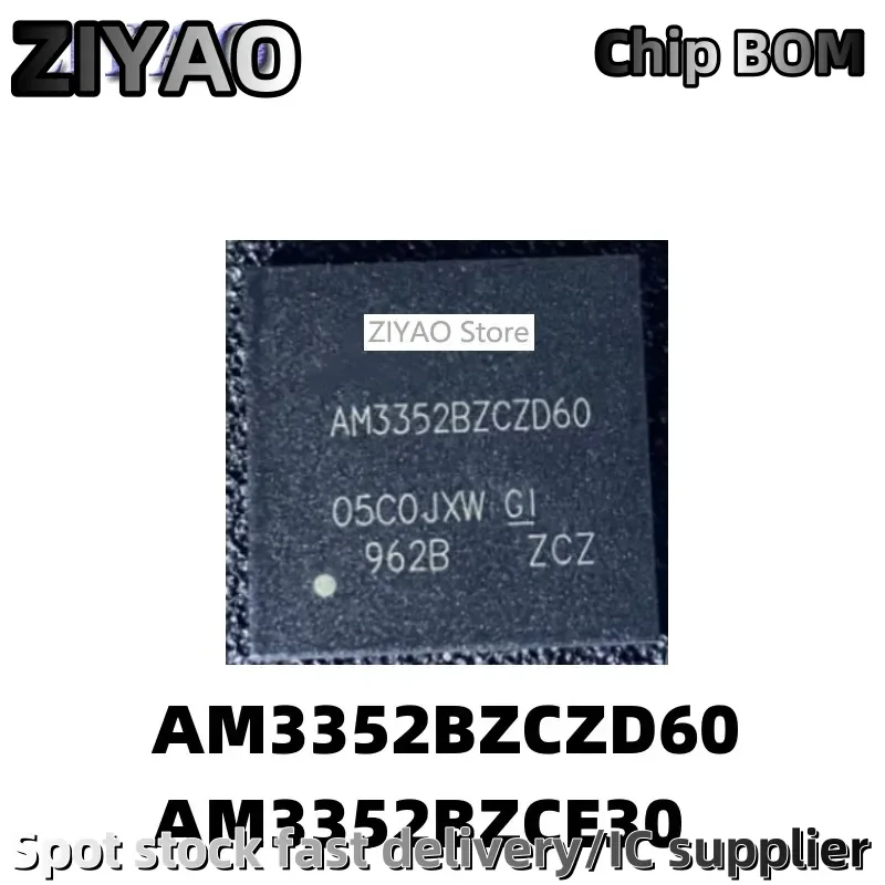 5PCS AM3352BZCZD60 AM3352BZCE30 BGA324 Encapsulated Embedded Microprocessor Chip
5PCS AM3352BZCZD60 AM3352BZCE30 BGA324 Encapsulated Embedded Microprocessor Chip