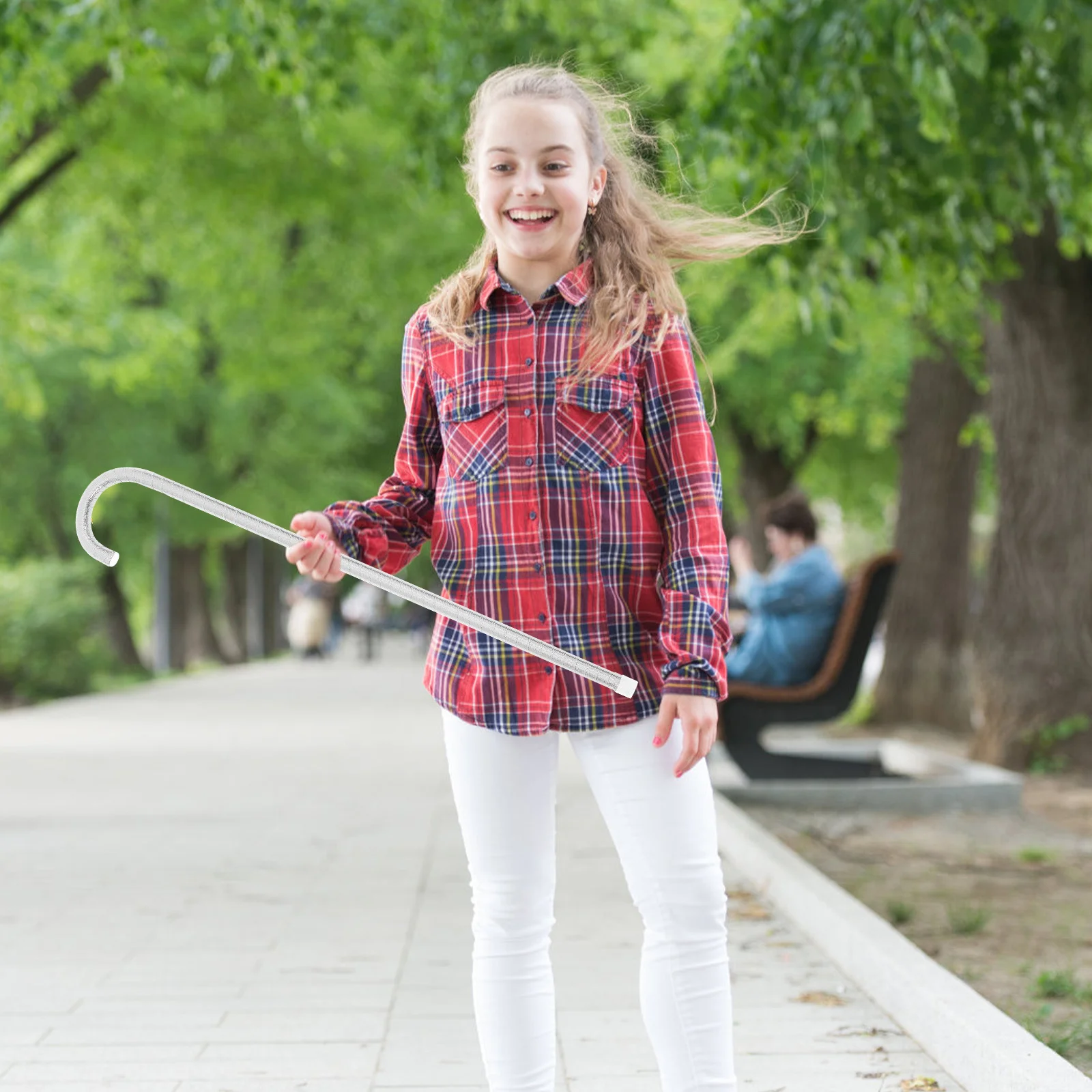 1pc Jazz Dance Cane Kids Cosplay Prop Halloween Party Accessory Decorative Walking Stick Costume Performance Cane
1pc Jazz Dance Cane Kids Cosplay Prop Halloween Party Accessory Decorative Walking Stick Costume Performance Cane