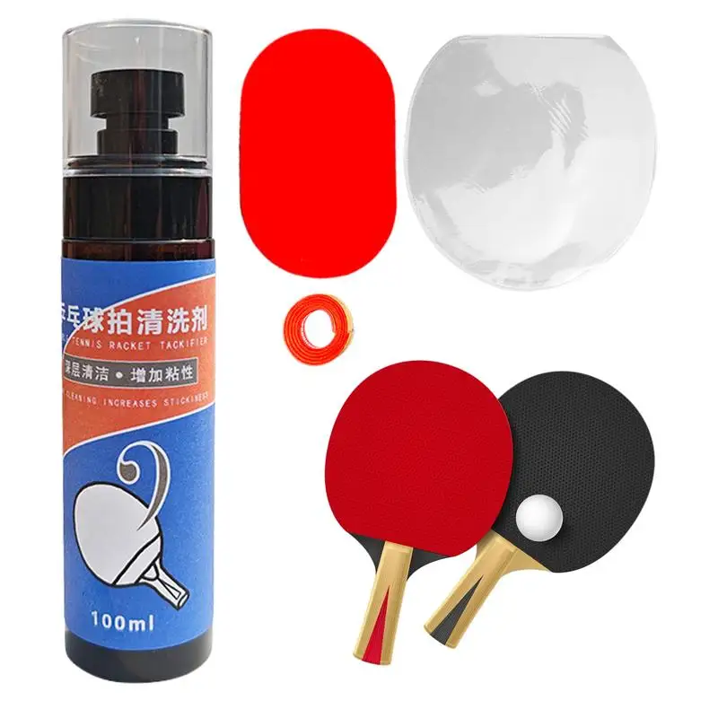 Table Tennis Racket Cleaner Spray Cleaner For Table Tennis Racket Cleaning Supplies With Sponge & Protective Film Eliminate Dirt
Table Tennis Racket Cleaner Spray Cleaner For Table Tennis Racket Cleaning Supplies With Sponge & Protective Film Eliminate Dirt