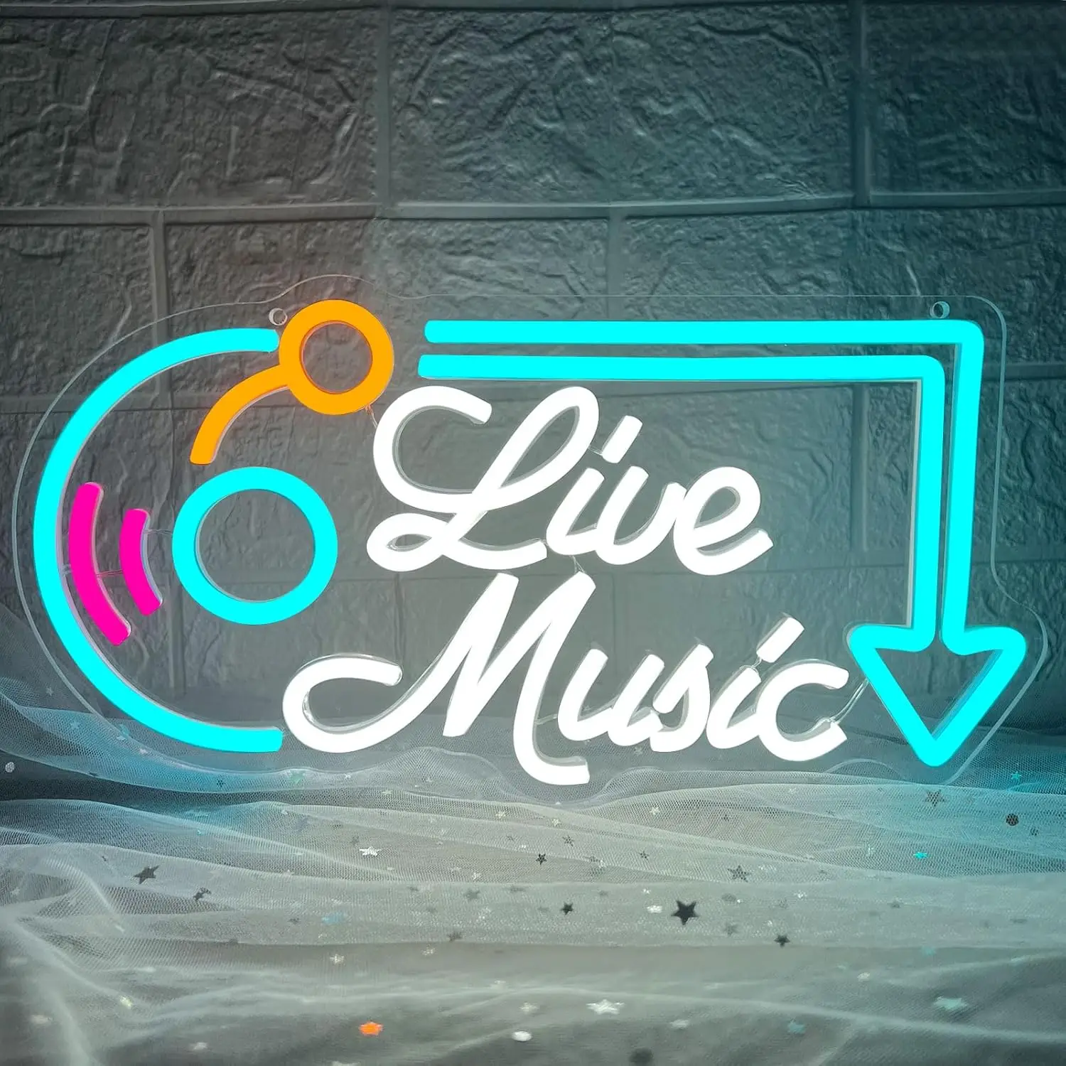 Live Music Neon Sign Dimmable Wall Lights for Bar Club Bedroom Studio Man Cave Party Decor Electronic Art Draw Birthday Gifts
Live Music Neon Sign Dimmable Wall Lights for Bar Club Bedroom Studio Man Cave Party Decor Electronic Art Draw Birthday Gifts