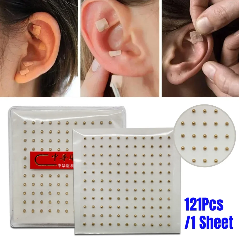 Ear Seed Sticker Magnetic Gold Bead Auricular Ear Sticker Weight Loss Slim Acupressure Massage Seed Acupoint Therapy Acupuncture
Ear Seed Sticker Magnetic Gold Bead Auricular Ear Sticker Weight Loss Slim Acupressure Massage Seed Acupoint Therapy Acupuncture