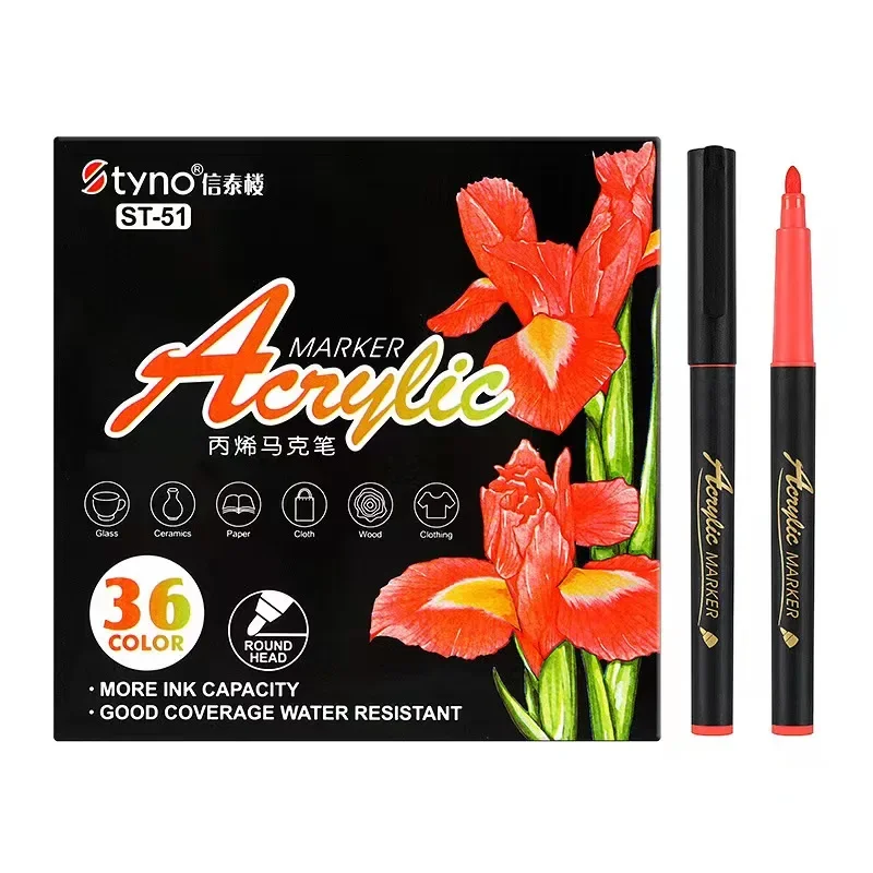 12/24/36 Colors Acrylic Color Soft Head Markers Large Volume Painted Graffiti Ceramic DIY Box Gfit Marker Festival Art Supply
12/24/36 Colors Acrylic Color Soft Head Markers Large Volume Painted Graffiti Ceramic DIY Box Gfit Marker Festival Art Supply