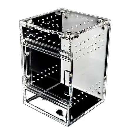Wholesale Clear Acrylic Reptile Display Case High Quality Customized Design Reptile Enclosure Jumping Spider Breeding Box
Wholesale Clear Acrylic Reptile Display Case High Quality Customized Design Reptile Enclosure Jumping Spider Breeding Box