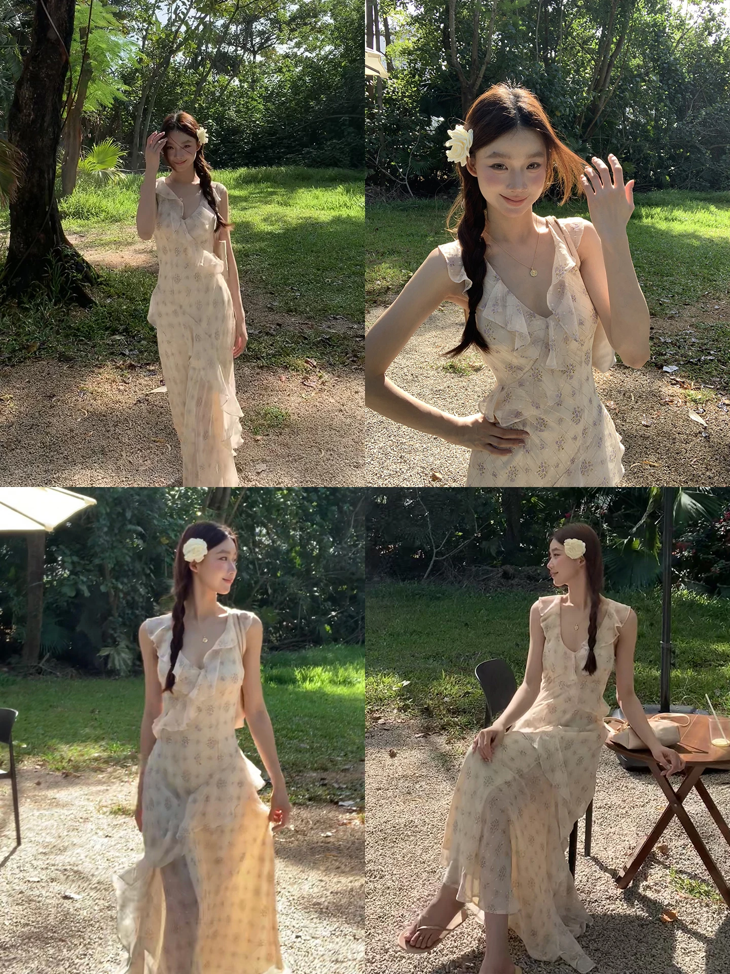 Spring New Arrival Yellow Floral V-Neck Strap Dress Women's High Waist A-Line Skirt Style Casual Comfortable Fit Dress
Spring New Arrival Yellow Floral V-Neck Strap Dress Women's High Waist A-Line Skirt Style Casual Comfortable Fit Dress