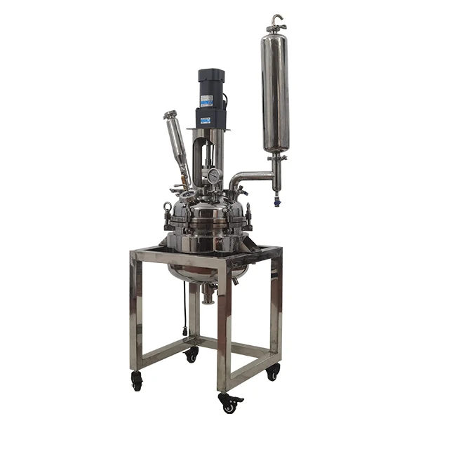 1L/5L/10L/20L/30L/50L Stainless Steel Jacketed Extraction Vessel Automatic Reaction Kettle with 220V Motor
1L/5L/10L/20L/30L/50L Stainless Steel Jacketed Extraction Vessel Automatic Reaction Kettle with 220V Motor