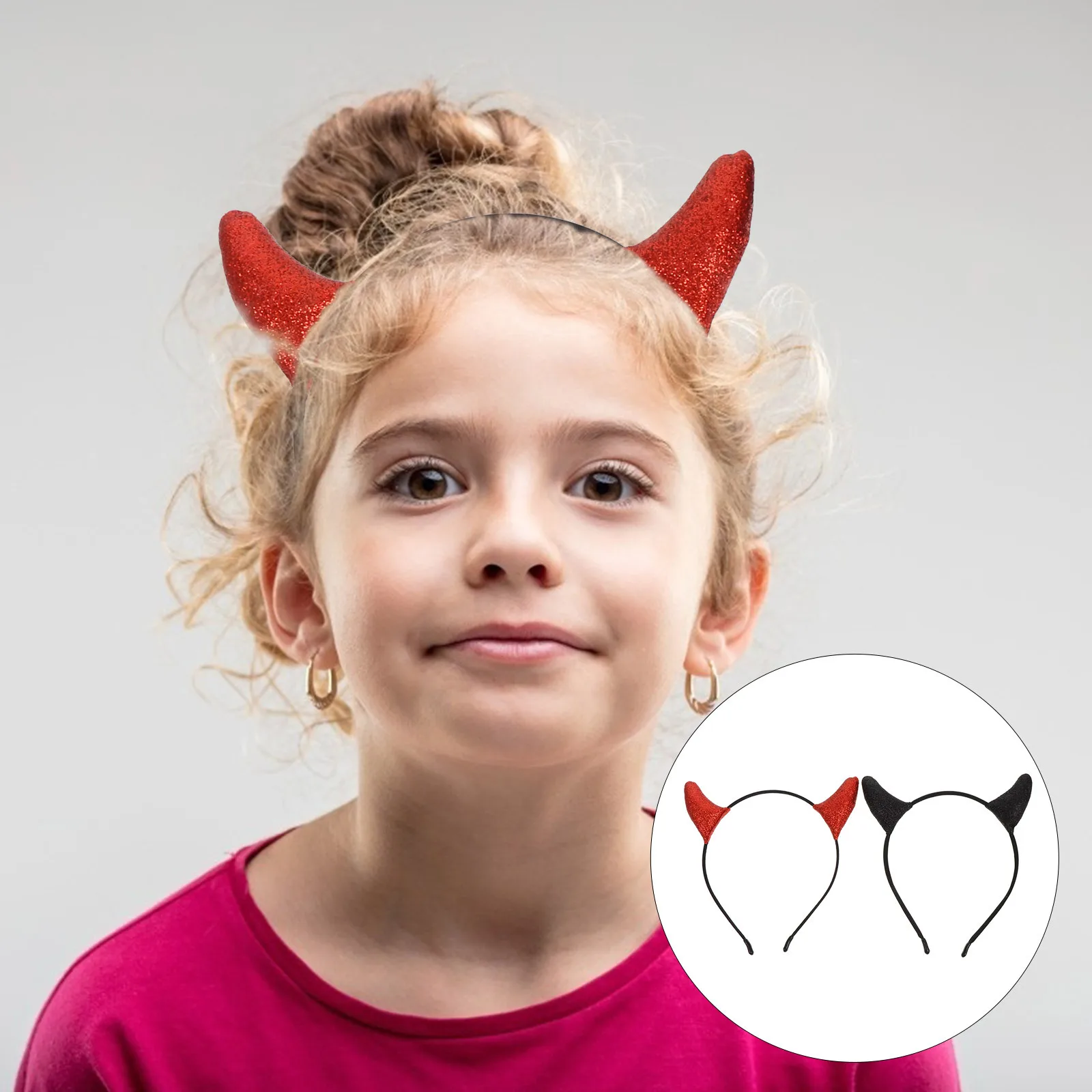 2Pcs Halloween Horn Headwear Unique Hair Hoop Party Headdress Costume Accessories Reusable Elegant Horn Headdress
2Pcs Halloween Horn Headwear Unique Hair Hoop Party Headdress Costume Accessories Reusable Elegant Horn Headdress