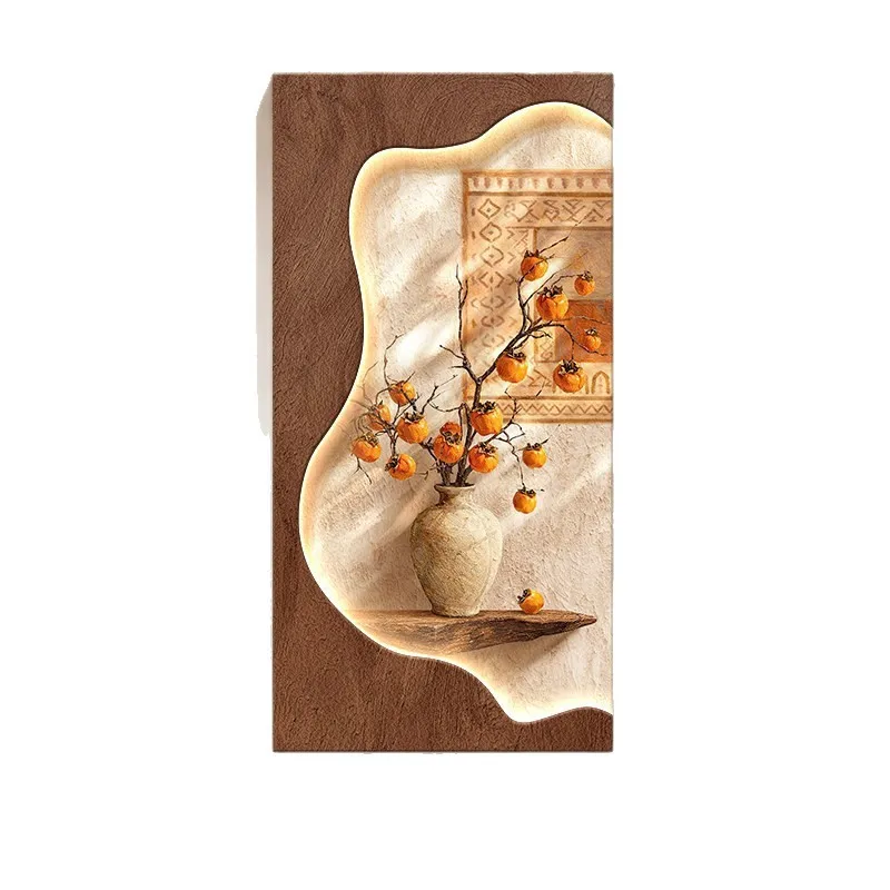 Medieval style entrance decorative painting corridor aisle hanging painting advanced sense entrance door mural light
Medieval style entrance decorative painting corridor aisle hanging painting advanced sense entrance door mural light
