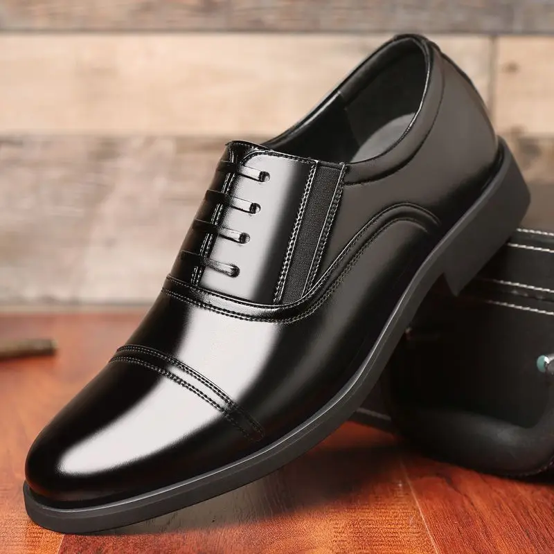 Leather shoes men's three joint business casual leather shoes formal wedding business casual breathable trendy men's shoes
Leather shoes men's three joint business casual leather shoes formal wedding business casual breathable trendy men's shoes