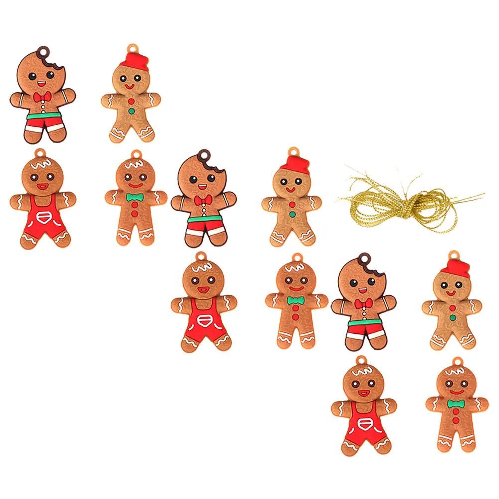 JOINPAYA 12Pcs Gingerbread Christmas Tree Decorations Santa Hanging Ornaments Xmas Party Cooking Gifts
JOINPAYA 12Pcs Gingerbread Christmas Tree Decorations Santa Hanging Ornaments Xmas Party Cooking Gifts