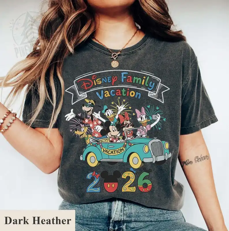 Disney Family Vacation 2026 Shirt Mickey Minnie Goofy Road Trip Tee Matching Family Disneyworld 2026 Holiday Group Trip Gift
Disney Family Vacation 2026 Shirt Mickey Minnie Goofy Road Trip Tee Matching Family Disneyworld 2026 Holiday Group Trip Gift