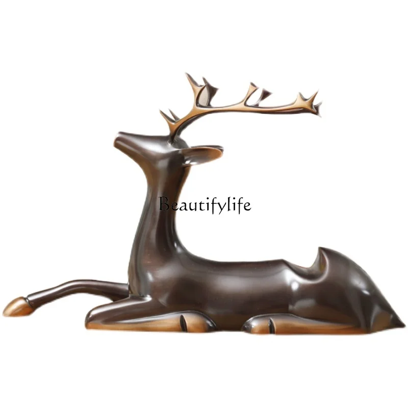 Pure copper red wine rack ornament deer light luxury high-end creative modern living room home entrance wine cabinet decoration
Pure copper red wine rack ornament deer light luxury high-end creative modern living room home entrance wine cabinet decoration
