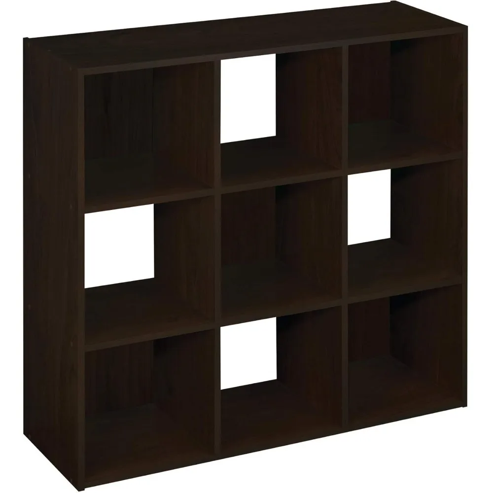 9 Cube Laminated Wood Stackable Open Bookcase Display Shelf Organizer for Household, Living Rooms, and Studies, Espresso
9 Cube Laminated Wood Stackable Open Bookcase Display Shelf Organizer for Household, Living Rooms, and Studies, Espresso