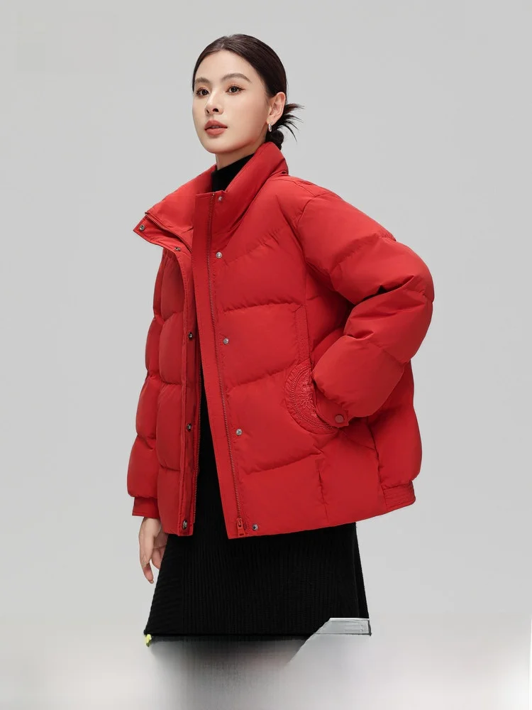 Ele ort Puffer Jaet Stand Collar Women's Faion Sweet Sle Du down Filling Spring New Arrival from China
Ele ort Puffer Jaet Stand Collar Women's Faion Sweet Sle Du down Filling Spring New Arrival from China