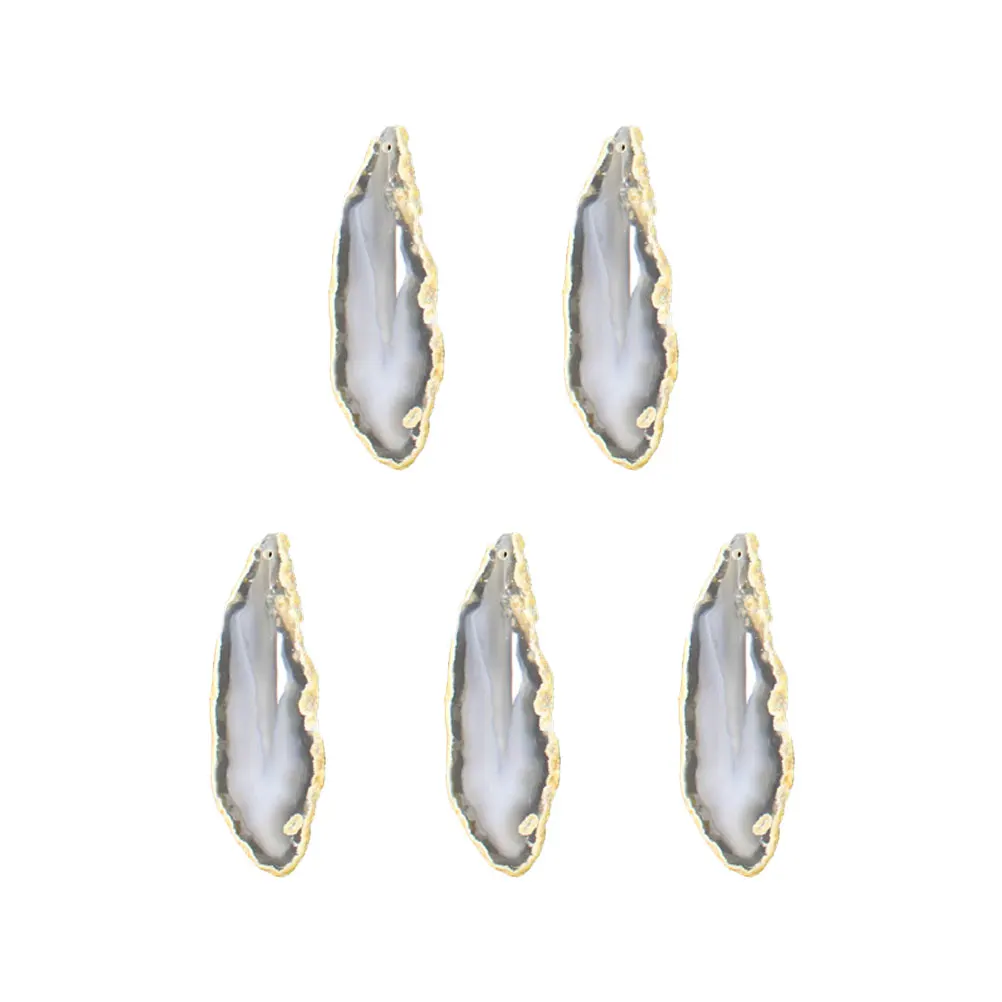 5 Pcs Slice Stone Pendant Accessories Pendant Stone White Carnelian Necklace Charm DIY Jewelry Hanging Decor Accessories
5 Pcs Slice Stone Pendant Accessories Pendant Stone White Carnelian Necklace Charm DIY Jewelry Hanging Decor Accessories