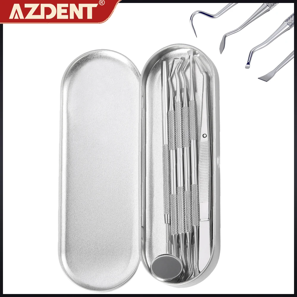 AZDENT набор инструментов для чистки зубов, зеркало для рта, пинцет из нержавеющей стали, локтевой зонд, стоматологический инструмент, отбеливание зубов, стоматология
AZDENT набор инструментов для чистки зубов, зеркало для рта, пинцет из нержавеющей стали, локтевой зонд, стоматологический инструмент, отбеливание зубов, стоматология